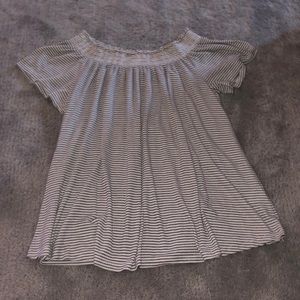 Sonoma white and black blouse